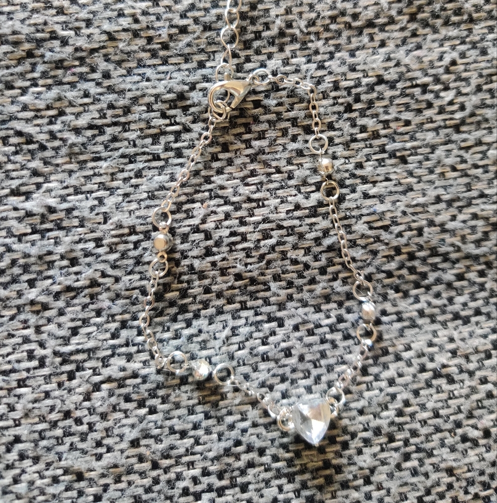 Silver Heart Bracelet